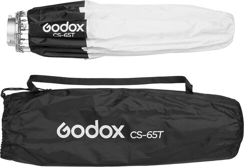Godox Flash CS-65T Slim Lantern Softbox 25.6 in, Compact Soft Even Light Modifier with Bowens Mount, Quick Setup for Portrait, Video, Ambient, and Content Creation Lighting in Kuwait
