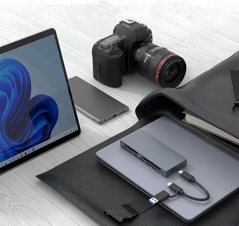 قارئ بطاقات USB 3.2 Gen 2 بسرعة 10 جيجابت في الثانية 6 في 1 لـ CFexpress SD TF in Kuwait