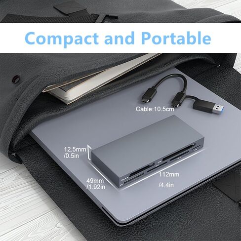 قارئ بطاقات USB 3.2 Gen 2 بسرعة 10 جيجابت في الثانية 6 في 1 لـ CFexpress SD TF in Kuwait