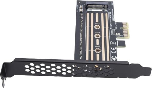 NVMe PCIe 5.0 Adapter Card HighSpeed 32Gbps Data Transfer for Computer Upgrade 1 X M.2 Adapter Card in Saudi Arabia