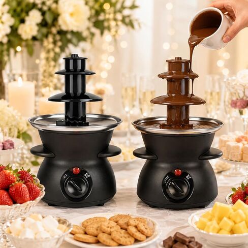 3-Tier Chocolate Fondue Fountain, Electric Chocolate Fountain Machine in Saudi Arabia