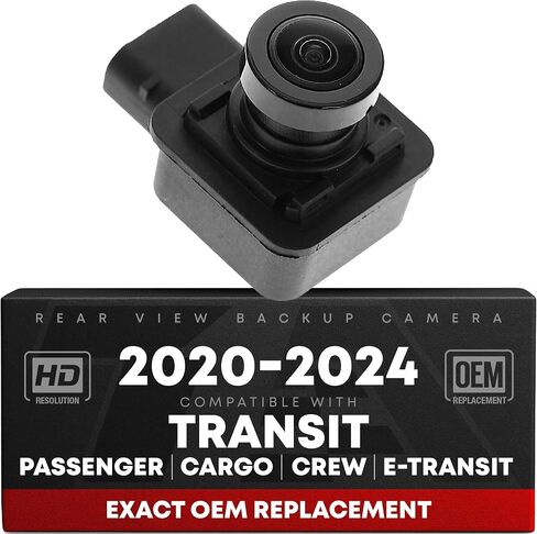 Rear View Backup Camera, Reverse Park Assist - Compatible with 2020-2024 Ford Transit Cargo Van, 2020-2023 Transit Passenger Van, 2022 E-Transit - OEM LK4Z19G490K, LK4Z19G490B, LK4Z19G490G, FO1960188 in Saudi Arabia