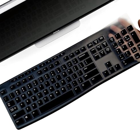 for Logitech K200 K260 K270 Keyboard Skin，Stain-Resistant（Iridescent） in Saudi Arabia