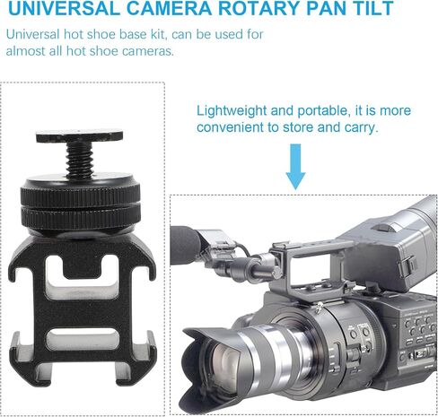 Hot Shoe Mount Adapter Aluminum Alloy Base with 1/4 Inch Screw in Kuwait