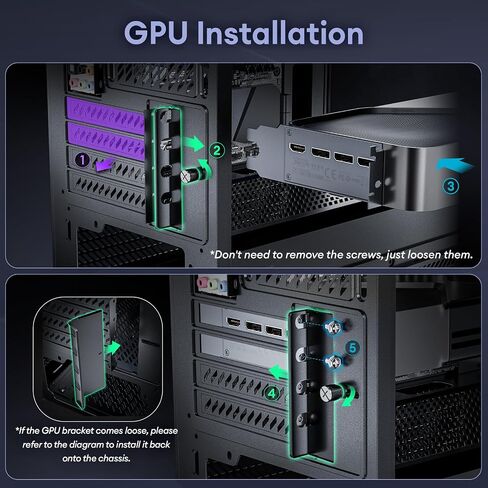 Okinos Aqua UNO Micro ATX Case, No Radiator Support, Max GPU Length 309mm, Quick-Release Panoramic Tempered Glass Front & Side, 3x120mm Non-PWM Fans Pre-Installed, Type-C 5Gbps, Black in Kuwait