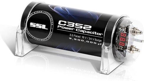 Sound Storm Laboratories C352 Car Capacitor, 3.5 Farad, Energy Storage in Saudi Arabia