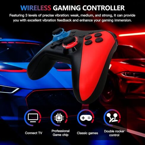 HaeKap For Nintendo Switch Wireless Pro Controller Gamepad Joypad Joystick Remote Built-in Dual Motor Vibration in Saudi Arabia