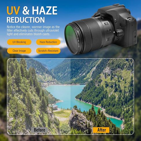 72mm UV Filter, 3.2mm Ultra Slim Frame HD Optical Glass in Kuwait