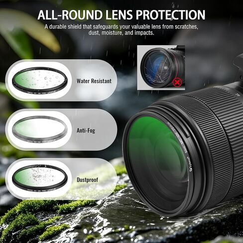 72mm UV Filter, 3.2mm Ultra Slim Frame HD Optical Glass in Kuwait