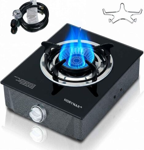 Horynar Single Burner Propane Stove 13,000 BTU, Gas Stove Auto Ignition in Saudi Arabia