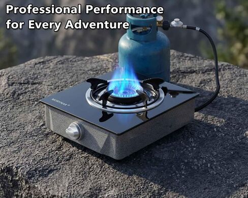 Horynar Single Burner Propane Stove 13,000 BTU, Gas Stove Auto Ignition in Saudi Arabia