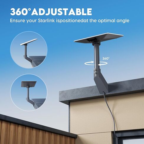 EDUP LOVE Starlink V5 Wall Mount, 360° Adjustable Mount for Starlink Gen 5 in Saudi Arabia