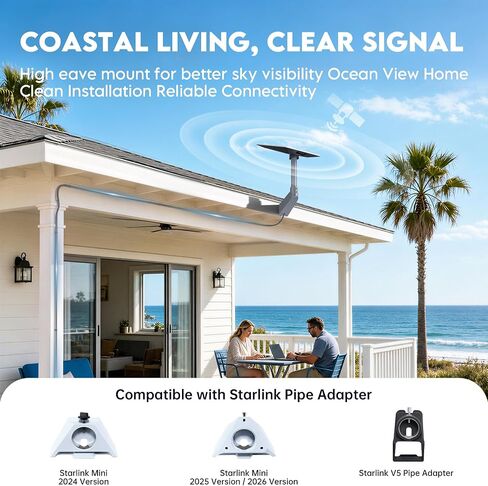 EDUP LOVE Starlink V5 Wall Mount, 360° Adjustable Mount for Starlink Gen 5 in Saudi Arabia