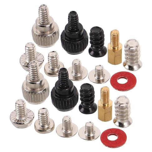 360pcs Computer Screw Kit for Desktop Hard Drive and Cooling Fans with Plain Carbon Steel Material, Stable Fan Installation and Effortless Upgrades, Compact Box for PC Case in Saudi Arabia