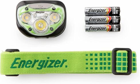 Energizer LED Headlamp, Bright and Durable, Lightweight, Built For Camping, Hiking, Outdoors, Emergency Light, Best Head Lamp for Adults and Kids, Batteries Included in Saudi Arabia