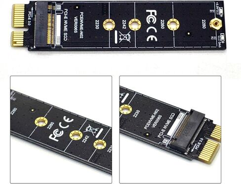 NVME M.2 to PCIE3.0 1X High Speed Adapter Card for PC Gaming Setup Compact 2230 2242 2260 2280 in Saudi Arabia