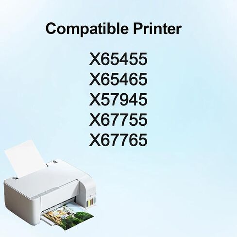 W9280MC W9281MC W9283MC W9282MC Toner Cartridge Use for Enterprise X65455 X65465 X57945 X67755 X67765 Printers (4 Pack) in Saudi Arabia
