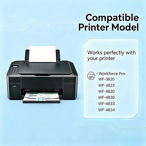 BeOne Remanufactured Replacement for Epson 822XL Ink Cartridges Black in Saudi Arabia