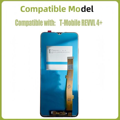 LCD Display [with Fingerprint Function] Compatible with T-Mobile Revvl 4+ Plus [6.52 inch] 5062W, 5062Z Screen Touch Digitizer Assembly LCD Display with Repair kit in Saudi Arabia