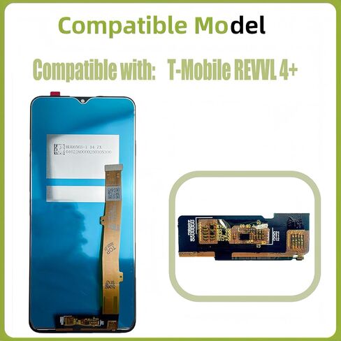 LCD Display [with Fingerprint Function] Compatible with T-Mobile Revvl 4+ Plus [6.52 inch] 5062W, 5062Z Screen Touch Digitizer Assembly LCD Display with Repair kit in Saudi Arabia
