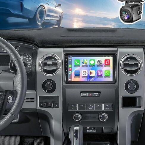 [4G+128G+8Core] for Ford F150 2009-2014 Car Radio, 10.1 Inch IPS Touch Screen Car Stereo with Wireless Carplay/Android Auto,GPS, WiFi, Bluetooth, DVR/DPS, Android 15 in Saudi Arabia