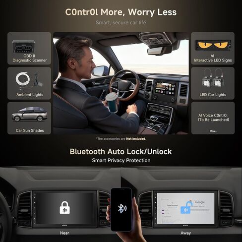 ATOTO S8 7inch Double DIN Android Car Stereo, 4G+32G, Wireless CarPlay & Android Auto, GPS Track,4G LTE+WiFi, Dual Cam Recording(Front Cam Included),HD QLED Display, DSP 36-Band EQ in Saudi Arabia