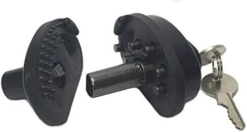 5-Pack GUN TRIGGER LOCKS - Keyed Alike - Gun Security Safety Lock - Set of 5, Black in Kuwait