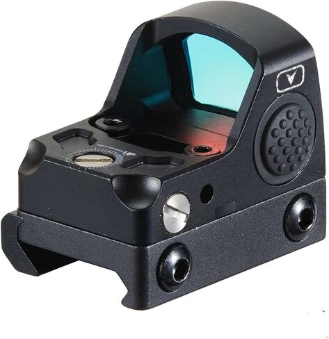 Lancer Tactical Mi-cro Red Dot Airsoft Sight w/Riser Mount Comptiable with Knightshade (Color: Black) in Saudi Arabia
