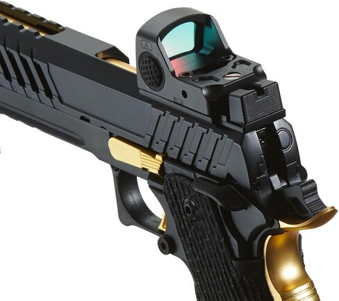 Lancer Tactical Mi-cro Red Dot Airsoft Sight w/Riser Mount Comptiable with Knightshade (Color: Black) in Saudi Arabia