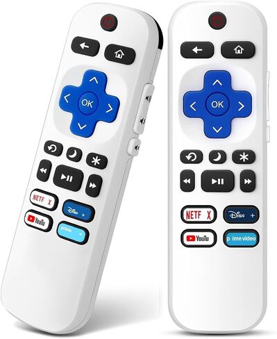 (Pack of 2) Replacement Remote Control Only for Roku TV in Kuwait