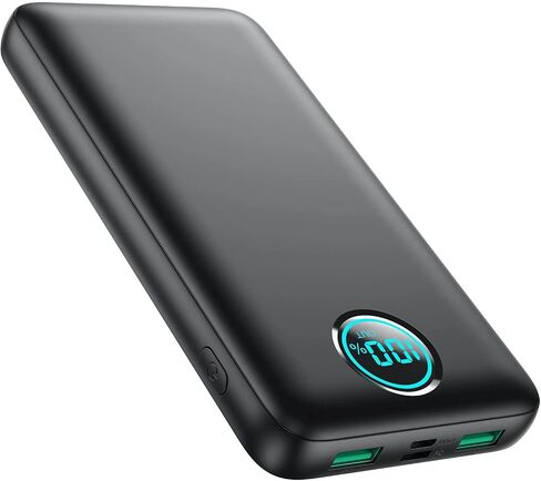 Portable Charger Power Bank 30800mAh LCD Display Power Bank,25W PD Fast Charging +QC 4.0 Quick Phone Charging Power Bank Tri-Outputs Battery Pack Compatible with iPhone,Android etc(Black) in Kuwait