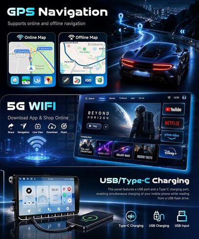 4+64G 9" Car Stereo for VW Volkswagen Seat Golf Passat Jetta Beetle Tiguan in Kuwait