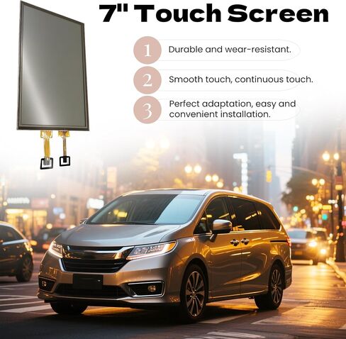 7" Touch Screen Glass Digitizer Navigation Radio Compatible with Honda Acura MDX 2014 2015 2016 TLX 2015 2016,2017 Fit for Honda Odyssey 2014 2015 2016 Replace 39540-TZ3-A140-M1 in Saudi Arabia