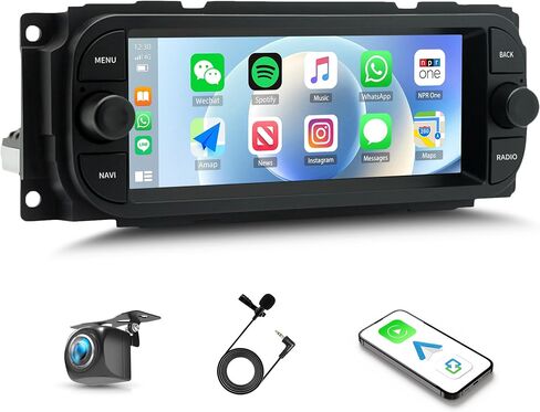 Car Stereo Radio for Chrysler Concorde 2002 2003 2004 CarPlay Android Auto in Saudi Arabia