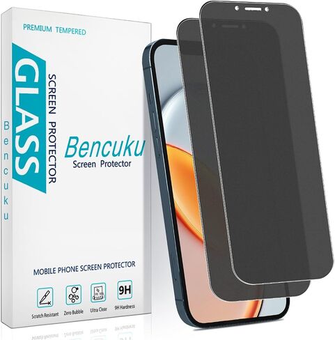 2 Pack Matte Privacy Screen Protector for iPhone 12/iPhone 12 Pro in Saudi Arabia