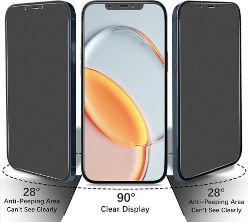 2 Pack Matte Privacy Screen Protector for iPhone 12/iPhone 12 Pro in Saudi Arabia