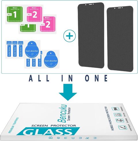 2 Pack Matte Privacy Screen Protector for iPhone 12/iPhone 12 Pro in Saudi Arabia
