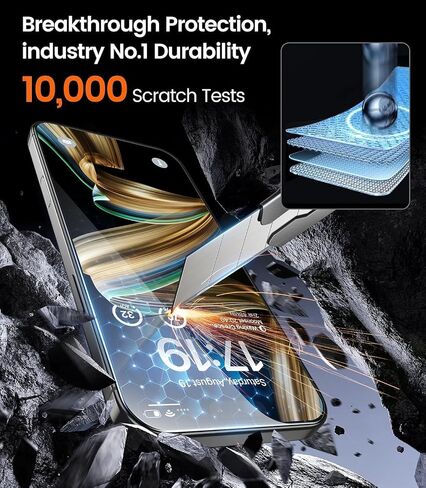 EZ-GLAZ-4 Pack for iPhone 17 Pro Max Screen Protector PP-Box in Saudi Arabia