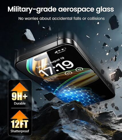 EZ-GLAZ-4 Pack for iPhone 17 Pro Max Screen Protector PP-Box in Saudi Arabia