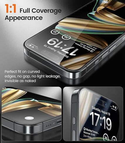 EZ-GLAZ-4 Pack for iPhone 17 Pro Max Screen Protector PP-Box in Saudi Arabia