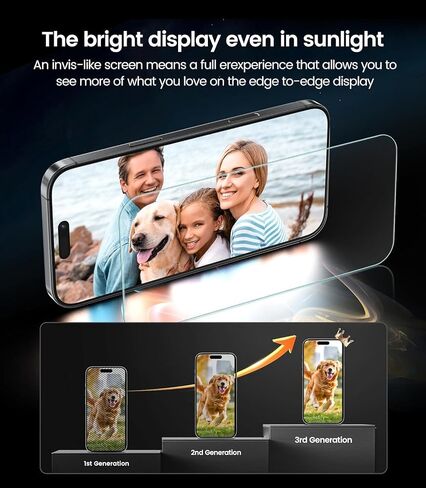 EZ-GLAZ-4 Pack for iPhone 17 Pro Max Screen Protector PP-Box in Saudi Arabia