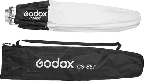 Godox Flash CS-85T Slim Lantern Softbox 33.5 in, Soft Omnidirectional Light Modifier with Bowens Mount, Quick Setup, Durable Design for Video, Interviews, Photography, and Ambient Fill in Kuwait