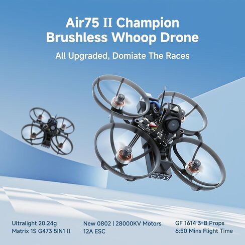 BETAFPV Air75 II Brushless Whoop Quadcopter, for Champion FPV Quadcopter in Saudi Arabia