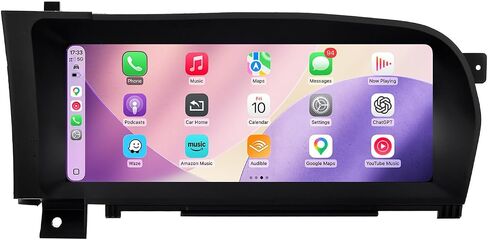 10.25 Inch Linux Car Touch Display Screen for Mercedes Benz 2006-2009 S CL Class W221 W216 NTG3.0 System, Wireless CarPlay Android Auto Mirror Link in Kuwait