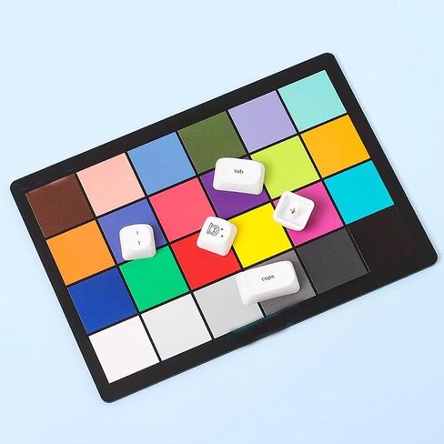 Gliging MOA Profile PBT Keycaps, 124 Keys White Cute Ghost Theme Keycap Set in Saudi Arabia
