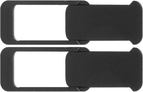 2pcs Laptop Camera Privacy Cover Slide, Black ABS Webcam Shutter in Saudi Arabia
