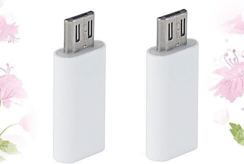 NUOBESTY Type-c Female to Micro USB Adapter 2pcs for Laptop Data Transfer in Saudi Arabia