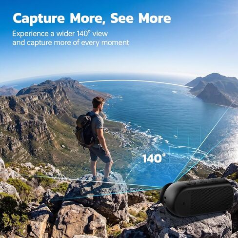 4K Mini Body Camera with 1.5" Screen, WiFi Magnetic Wearable POV in Kuwait