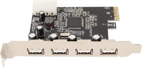 بطاقة توسيع PCIe USB2.0 4 منافذ عالية الثبات وسهلة in Kuwait