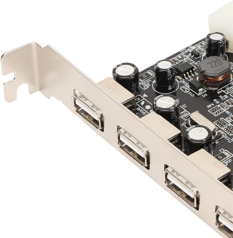 بطاقة توسيع PCIe USB2.0 4 منافذ عالية الثبات وسهلة in Kuwait